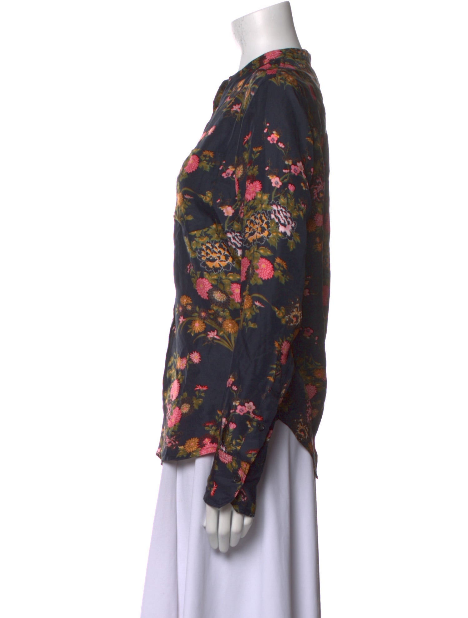 Isabel Marant Silk Floral Print Blouse